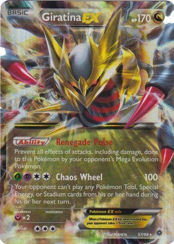 Imagem de Jogo de Cartas Pokémon Giratina-ex (57/98) - Holo Rara