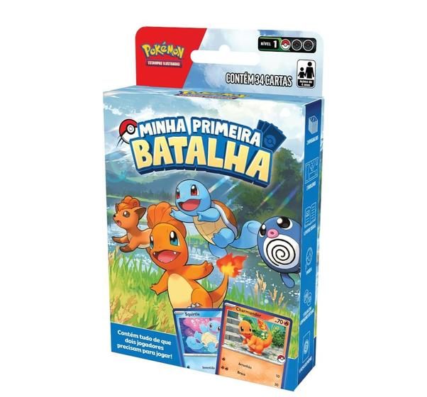 Imagem de Jogo de Cartas Pokémon - Minha Primeira Batalha - Charmander e Squirtle - Copag