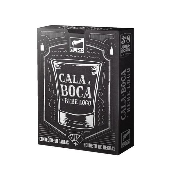 Imagem de Jogo de Cartas Shot Drink - Cala A Boca E Bebe Logo Buró