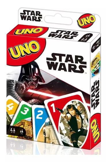 Imagem de Jogo De Cartas Uno Edição Especial Star Wars Classico Divertido Card Game Importado