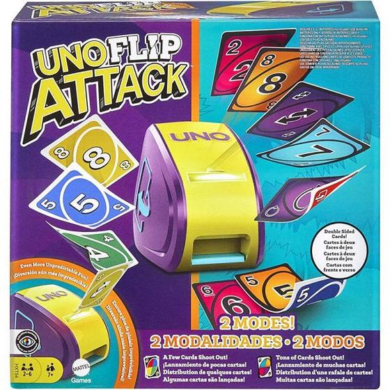 Imagem de Jogo de Cartas UNO FLIP ATTACK Mattel HXT54