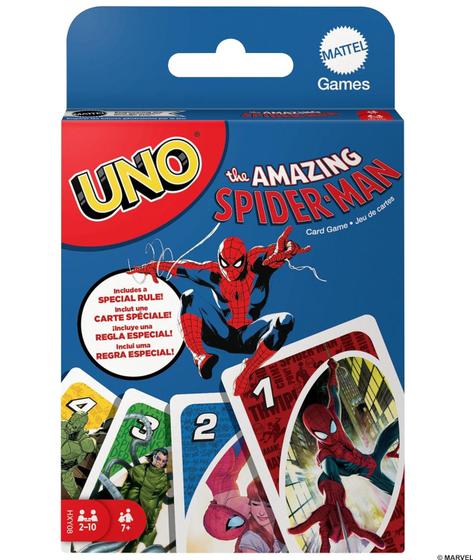 Imagem de Jogo de Cartas Uno The Amazing Spider-Man Original Mattel