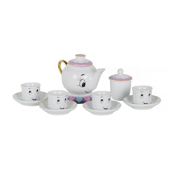 Imagem de Jogo De Chá A Bela E A Fera 6Pcs Porcelana 22X28X18Cm