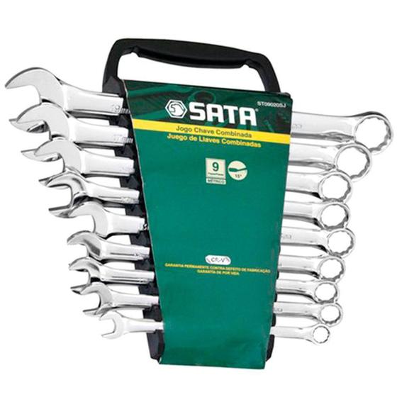 Jogo De Chave Combinada Sata 9 Peças (8Mm - 19Mm) Menor preço em Jogo De Chave Combinada Sata 9 Peças (8Mm - 19Mm)