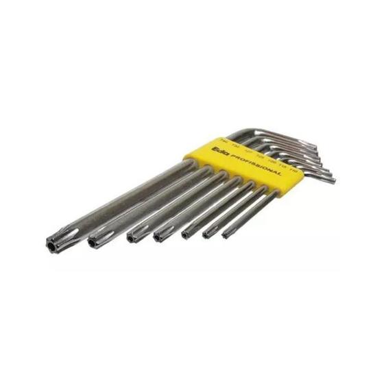 Imagem de Jogo de Chave Torx tipo L com 7 peças EDA