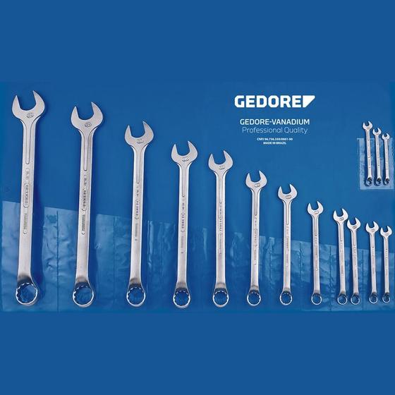 Imagem de Jogo de Chaves Combinadas com 12 peças 3/8" a 1" - Gedore 002652
