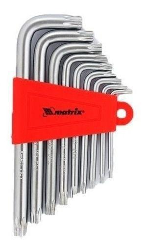 Jogo de chaves hexagonais torx longas com acabamento acetinado, t10 - t50, crv, 9 pcs//mtx Menor preço em Jogo de chaves hexagonais torx longas com acabamento acetinado, t10 - t50, crv, 9 pcs//mtx