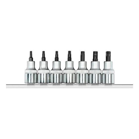 Imagem de Jogo De Chaves Soquetes 1/2" Torx - 7Peças 62458107 -Gedore Red