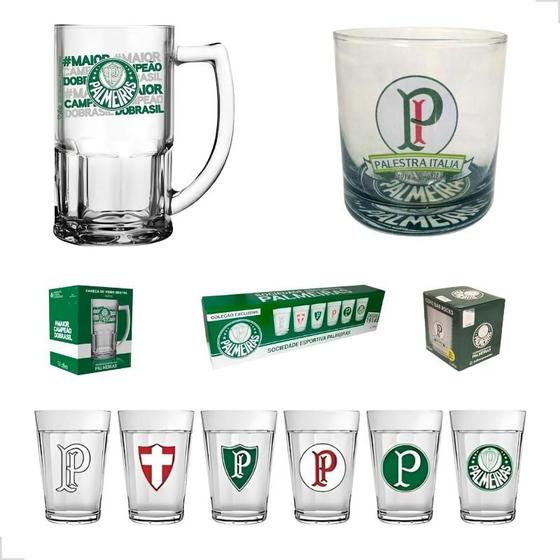 Imagem de Jogo De Copo Americano + Whisky E Caneca De Chopp Kit Times