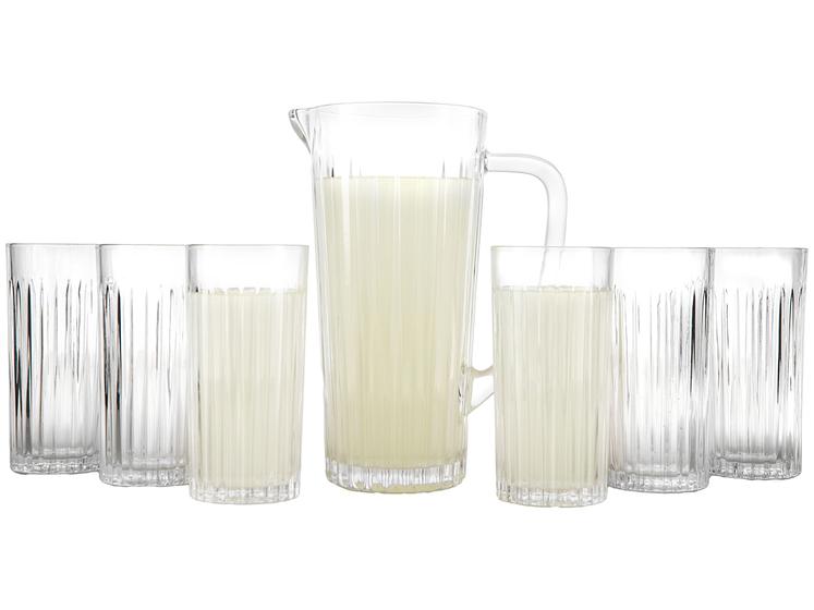 Jogo de Copos com Jarra de Vidro 7 Peças Haus Concept Filetto