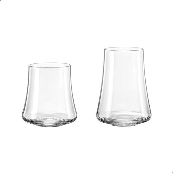 Imagem de Jogo de Copos De Cristal Bohemia Para Água e Whisky Xtra 12 Peças
