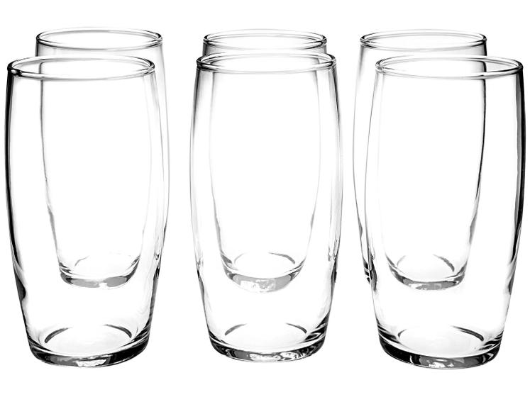 Jogo copo kit com 24 copos long drink vidro 300ml barato em Promoção na  Americanas