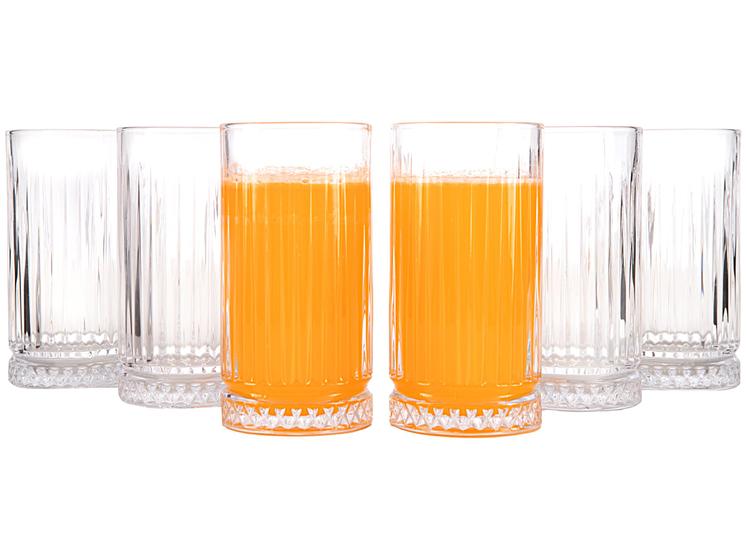 Jogo de Copos de Vidro 440ml 6 Peças Haus Concept Prince