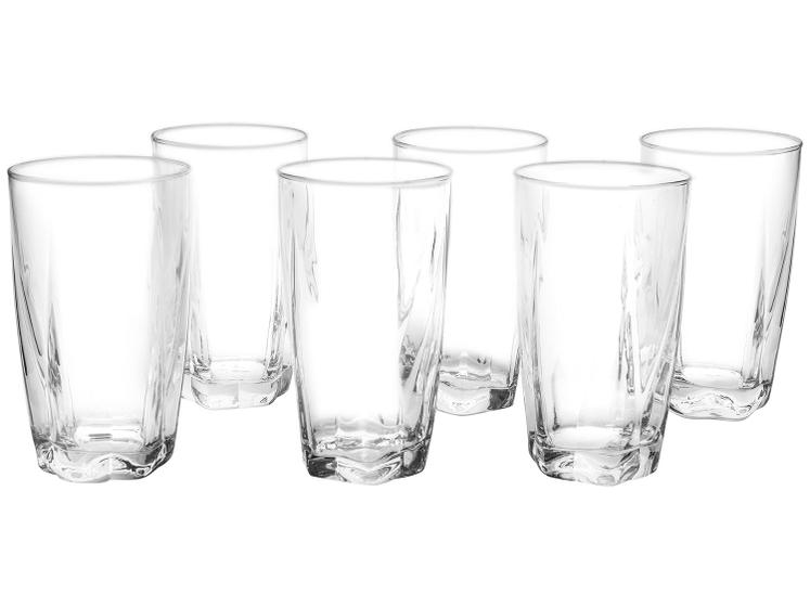 Jogo de Copos de Vidro 6 Peças 460ml Menor preço em Jogo de Copos de Vidro 6 Peças 460ml