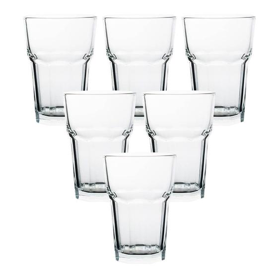 Jogo de Copos de Vidro Boston 6 peças 450ml - Casambiente Menor preço em Jogo de Copos de Vidro Boston 6 peças 450ml - Casambiente