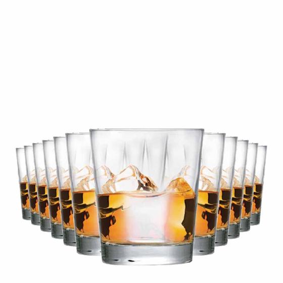 Imagem de Jogo de Copos de Vidro Event On The Rocks para Whisky 320ml 12pcs Ruvolo