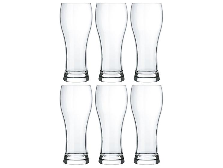 Jogo de Copos de Vidro Joinvile de Cerveja 300ml 6 Peças Nadir