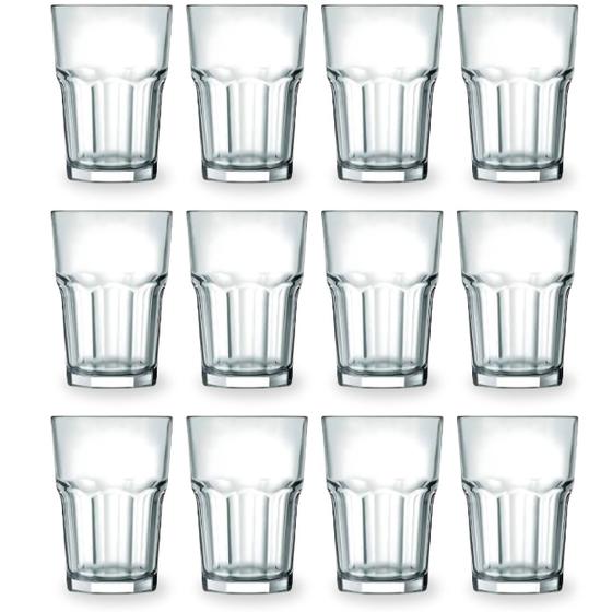 Imagem de Jogo De Copos De Vidro Suco Agua 520ml Lumina C/12uni