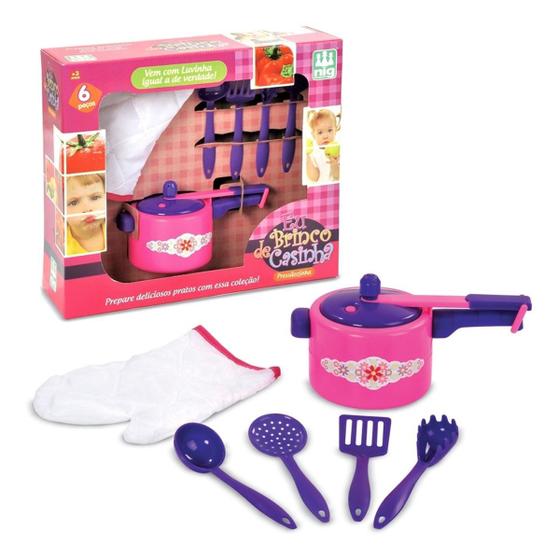 Imagem de Jogo De Cozinha Infantil Pressãozinha - Nig Brinquedos