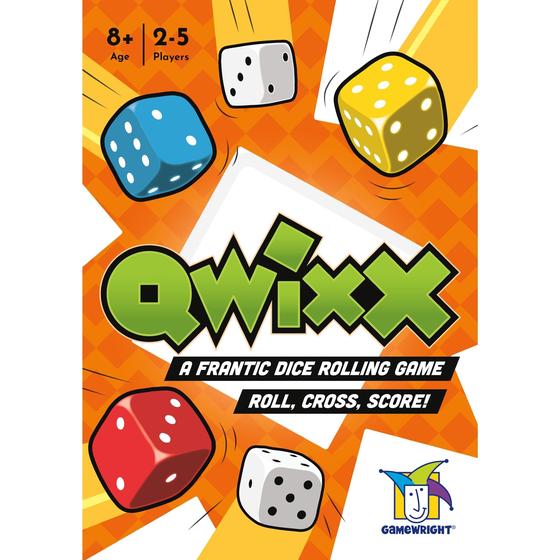 Imagem de Jogo de Dados Qwixx Fast Family Gamewright - Com 6 Dados e Teclado