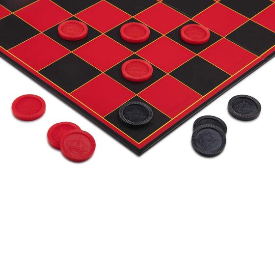 Imagem de Jogo de Damas para Crianças com Tabuleiro Dobrável
