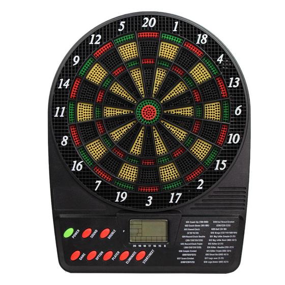 Imagem de Jogo de Dardos Eletrônico Display LCD Com Dardo e Alvo 26cm - WESTERN
