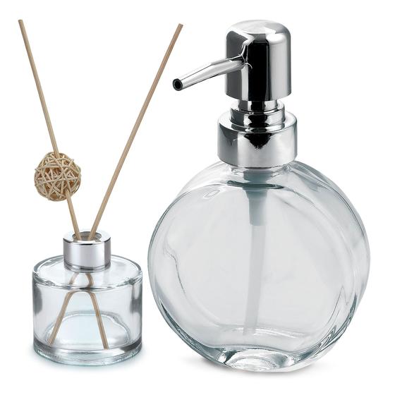 Imagem de Jogo de Dispenser e Recipiente Aromas Vidro Clear - VD20148