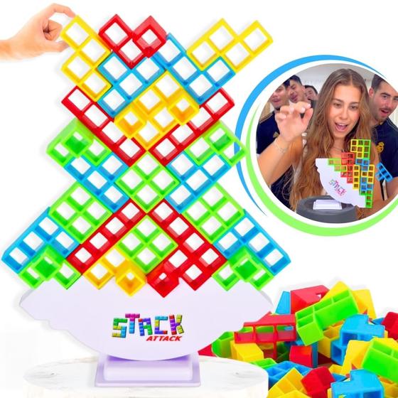 Imagem de Jogo de Empilhar Blocos DiffY Toys - Stack Attack