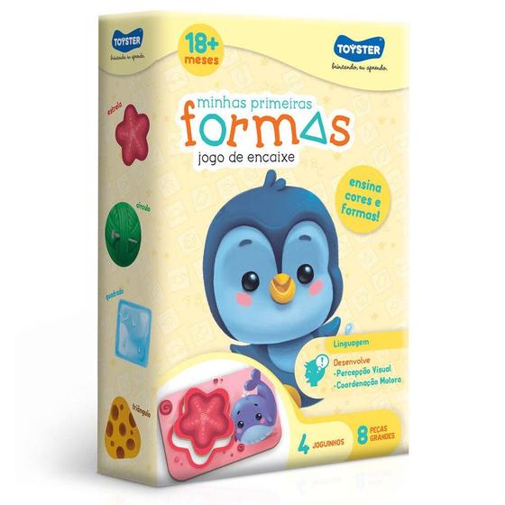 Imagem de Jogo De Encaixe Minhas Primeiras Formas Toyster 2570