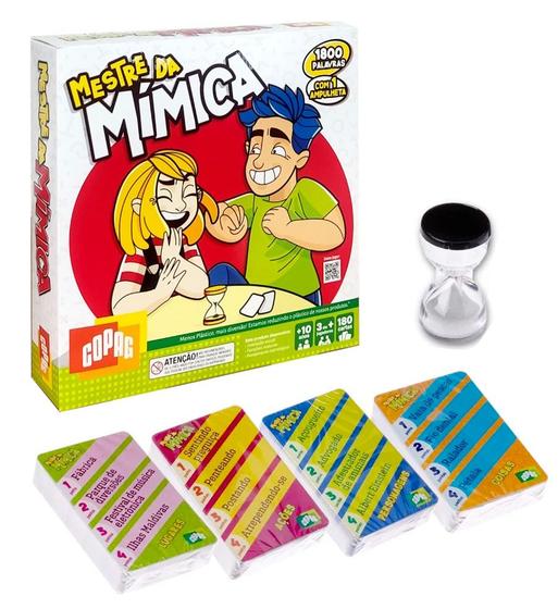 Imagem de Jogo de Fazer Mímica Divertido p/ Família e Amigos Copag