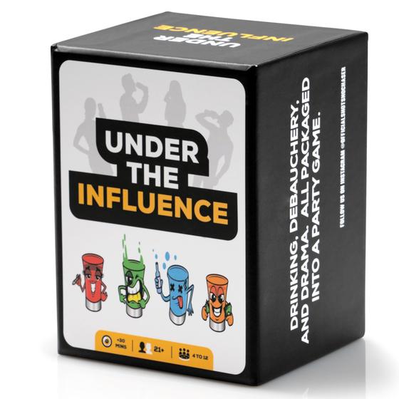 Imagem de Jogo de Festa Shots No Chaser Under The Influence - 200 Cartas