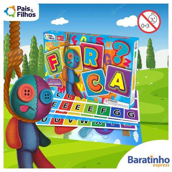 Imagem de Jogo De Forca Infantil Educativo Interativo Pais & Filhos