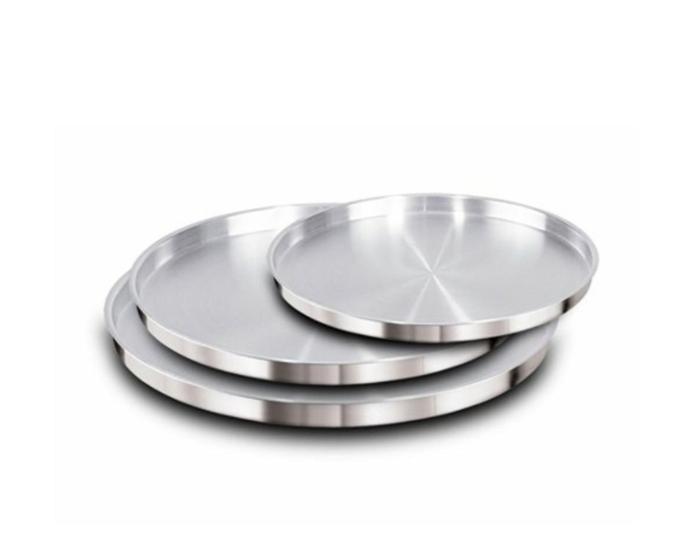 Imagem de Jogo de Formas Para Pizza com 3 Peças em Alumínio