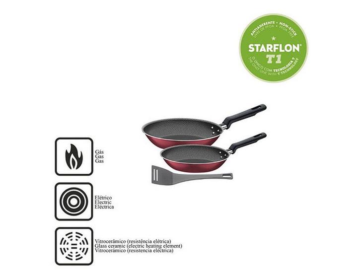 Jogo de Frigideiras Tramontina Loreto Antiaderente Starflon é boa?