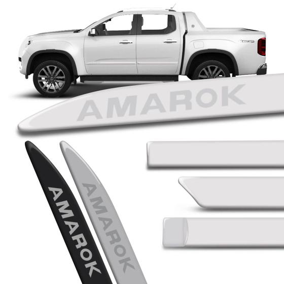 Imagem de Jogo de Friso Lateral Amarok 2010 A 2022 Cor Original Facão