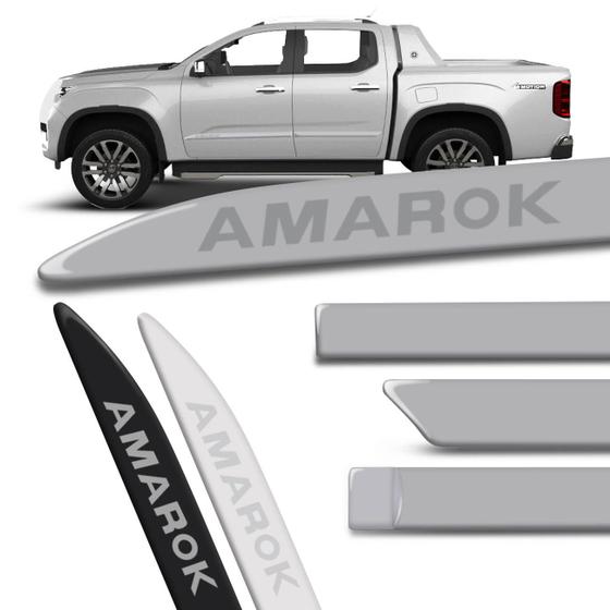 Imagem de Jogo de Friso Lateral Amarok 2010 A 2022 Cor Original Facão