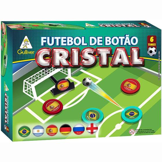 Imagem de Jogo de futebol de botão cristal com 6 times: américa - gulliver