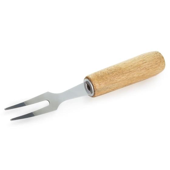 Imagem de Jogo de Garfos para Petiscos Mimo Style em Aço Inox 4 Peças com Cabo de Madeira