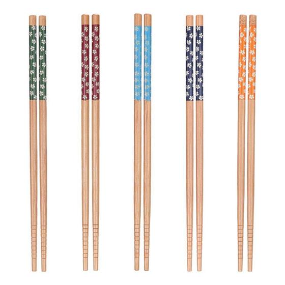Imagem de Jogo De Hashi Com 5 Pares Em Bambu - Issam