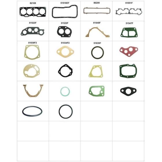 Imagem de Jogo de juntas do motor Fiat Siena 1997 a 2000 SABÓ 80221
