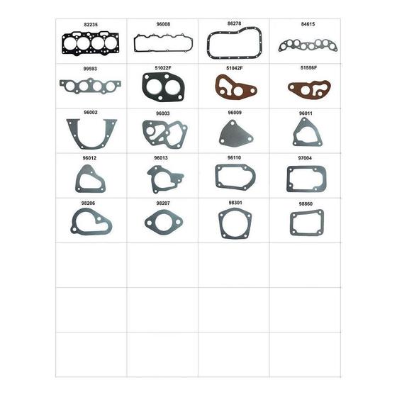 Imagem de Jogo de juntas do motor Siena 1999 a 2004 Sabó 80269