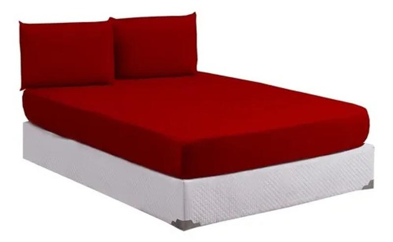 Imagem de Jogo de Lençol Casal 1 Peças Com Elástico estampado cama mesa e banho