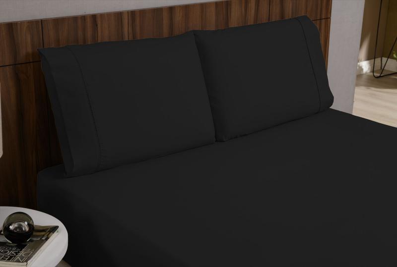 Jogo De Lencol Casal Roupa De Cama 4 Peças Percal 200 Fios Menor preço em Jogo De Lencol Casal Roupa De Cama 4 Peças Percal 200 Fios