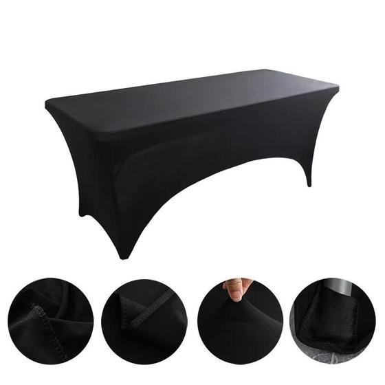 Imagem de Jogo de Lençol Elástico com Extensor de 1,8m - Capa para Cama e Mesa (Novo 2024)
