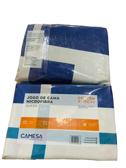 Imagem de Jogo de Lençol Estampado Camesa - Queen