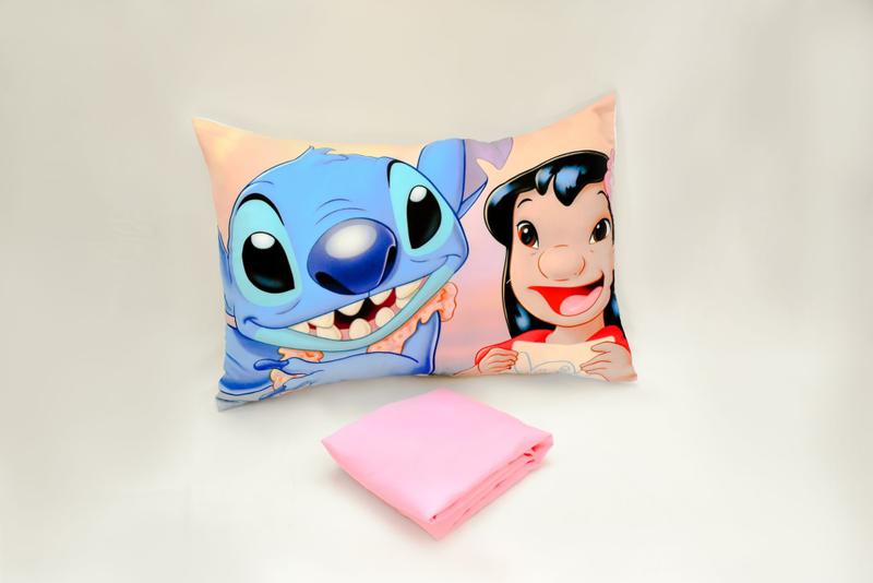 Imagem de Jogo De Lençol Solteiro 2 Peças Com Elástico Lilo Stitch