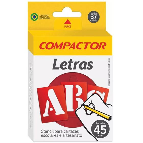 Imagem de Jogo de Letras ABC 45 mm - Compactor