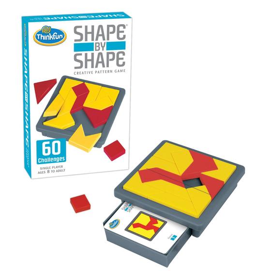 Imagem de Jogo de Lógica ThinkFun Shape by Shape - Desenvolve o Raciocínio Lógico (8+ anos)