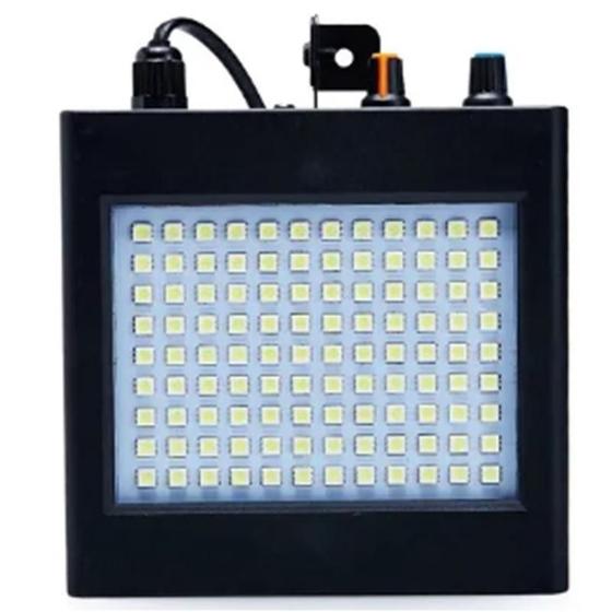 Imagem de Jogo De Luz Strobo 108 Leds Rgb 25W Para Mcs E Djs