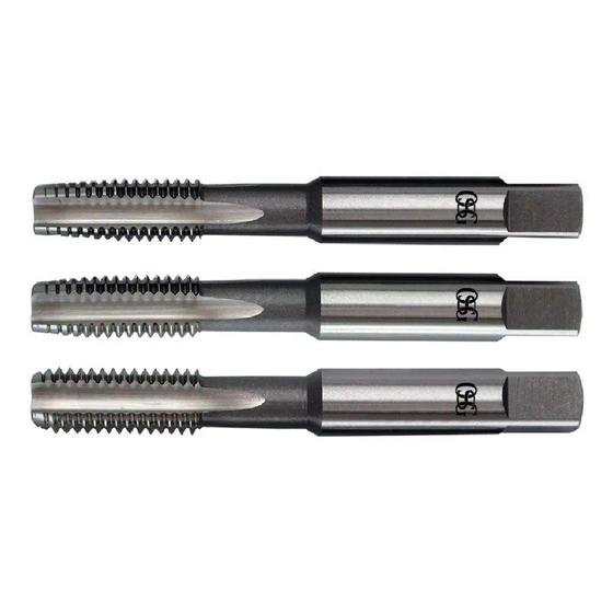 Jogo de Macho Manual HSS M2.5x0,45mm Din 352 3pçs 101 OSG Menor preço em Jogo de Macho Manual HSS M2.5x0,45mm Din 352 3pçs 101 OSG